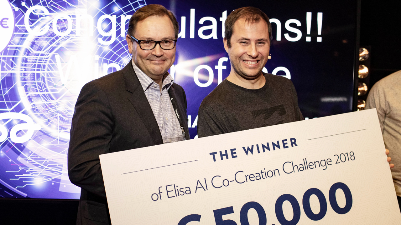 The winner of Elisa AI Co-Creation Challenge 2018